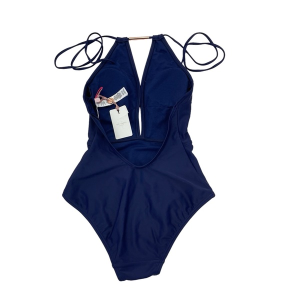 NWT Ted Baker Swimsuit 0/2 Blue - Picture 2 of 12